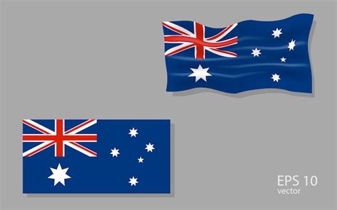 Premium Vector | Vector flag of australia illustration