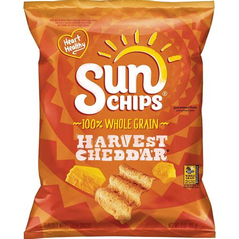 Sunchips Hvst Chd 3.25OZ, Chips & Puffs and Pretzels | Snacks, Sun ...