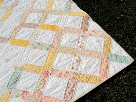 Pieces of Cotton: Another lattice quilt