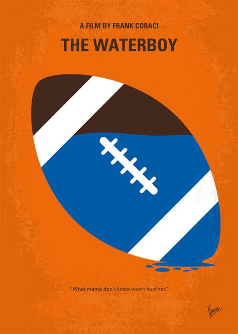 No580 My The Waterboy minimal movie poster Digital Art by Chungkong Art ...