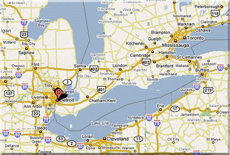 Windsor Map - Canada