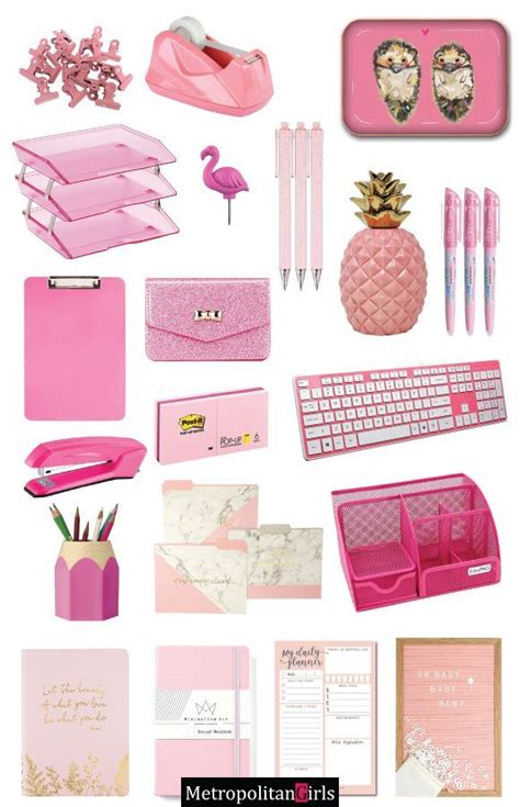 25 pink office supplies accessories for your workplace – Artofit