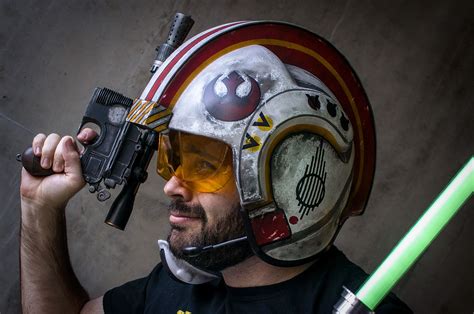 How To Make A Luke Skywalker X Wing Helmet X Wing Helmet Template in ...