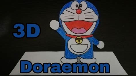 Drawing 3D Doraemon - YouTube