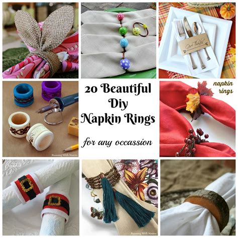 20 Beautiful DIY Napkin Rings for any Occassion - My Turn for Us