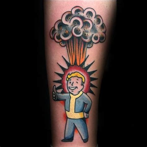 70 Fallout Tattoo Designs For Men - Video Game Ideas