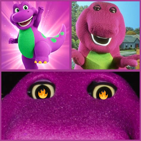 People are saying the new Barney is scary. As if the original Barney ...