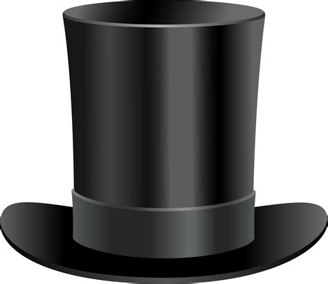 Download Black Top Hat PNG Image for Free