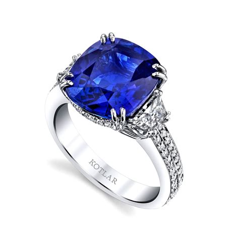 Ceylon blue sapphire engagement ring | David Morris | The Jewellery Editor