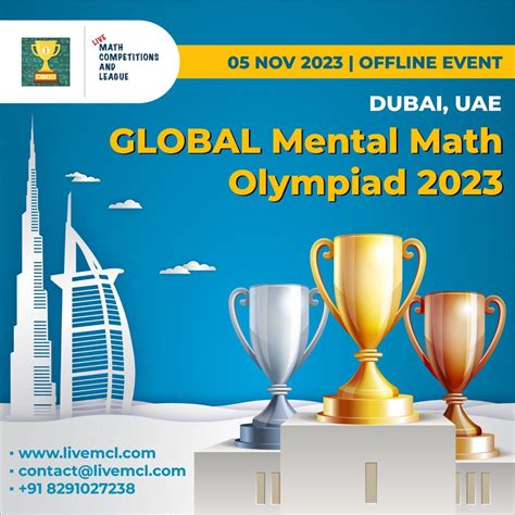 Invitation to the Global Mental Math Olympiad 2023- Dubai – Merryland ...