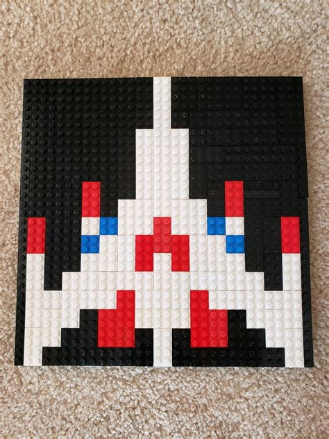 Galaga Pixel art : r/lego