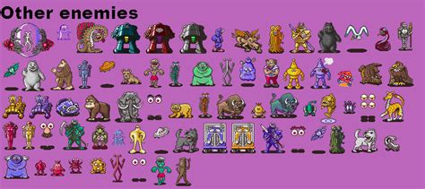 [37+] Earthbound Enemies Sprites