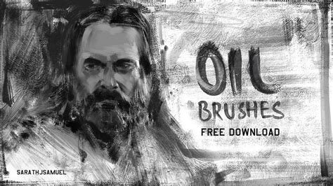 Oil Painting Brushes Photoshop Free Download - Draw-humdinger