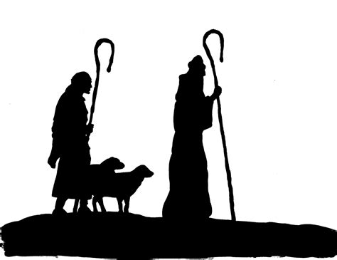 Manger Scene Silhouette at GetDrawings | Free download