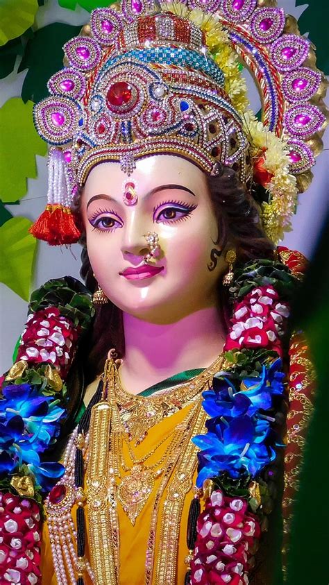 Durga Maa Ka, Face Closeup, goddess, devi maa, HD phone wallpaper | Peakpx