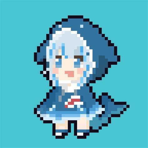 Minecraft Pixel Art Anime Girl