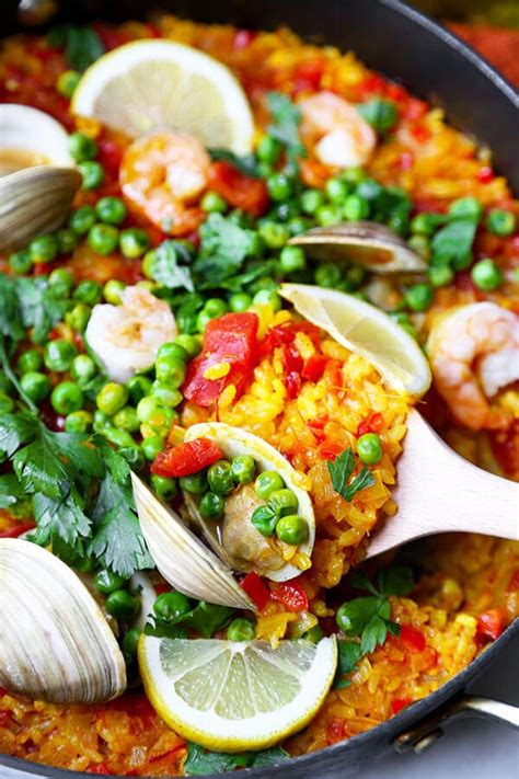 Easy Seafood Paella Recipe - Pickled Plum Food And Drinks