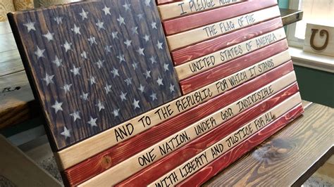 Build Wooden American Flag : Diy Wooden American Flag - I started out ...