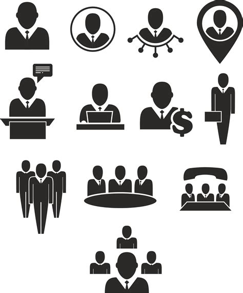 Meeting Icons Free Vector cdr Download - 3axis.co