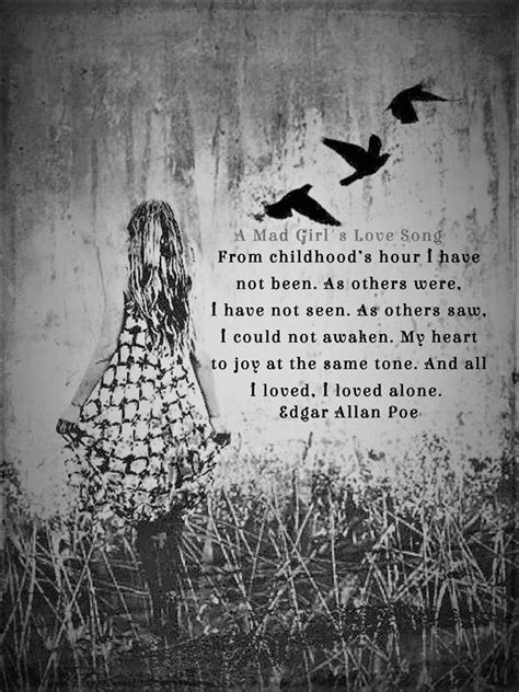 Pin by Rebecca Cato on Quotes | Love songs, Dark poetry, Edgar allan poe