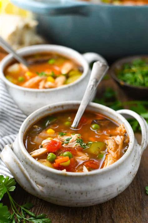 Chicken Vegetable Soup - The Seasoned Mom