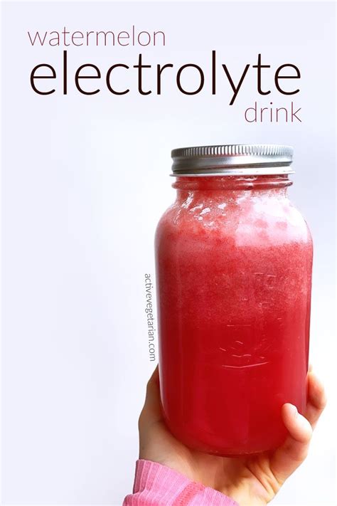 Watermelon electrolyte drink – Artofit