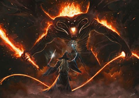 Gandalf vs Balrog Wallpapers - Top Free Gandalf vs Balrog Backgrounds ...