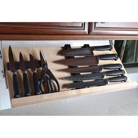 Under Cabinet Knife Block | Kitchen storage hacks, Kitchen cabinet ...