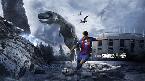 Luis Suarez 2016/17 Wallpaper (by RakaGFX) | Free Desktop Wallpaper