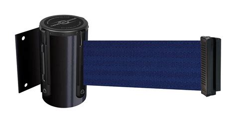 TENSABARRIER Retractable Belt Barrier, Blue - 3YJD6|896-STD-33-STD-NO ...