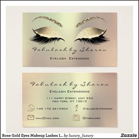 Eyelash Tech Business Cards - Postcard : Resume Template Collections # ...