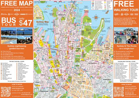 Map Of Sydney Central Australia Map Sydney Tourist Attractions | Images ...