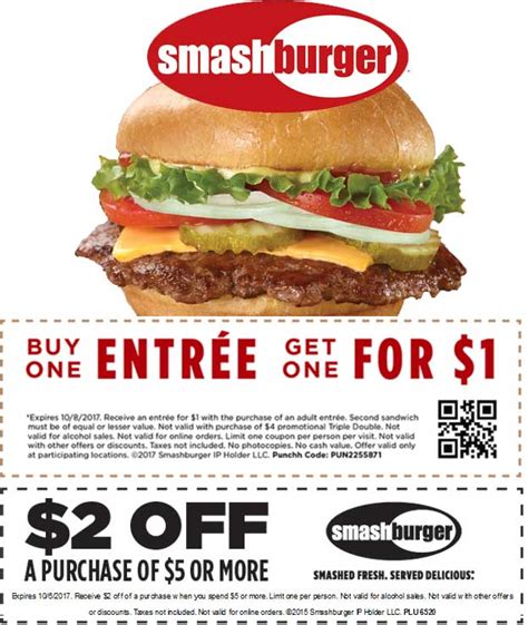 Smashburger May 2020 Coupons and Promo Codes 🛒