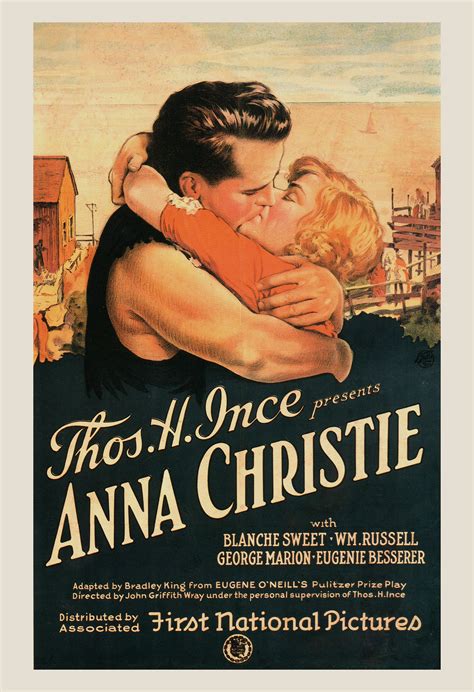 VINTAGE MOVIE POSTER Romance Poster Anna Christie Movie - Etsy Canada