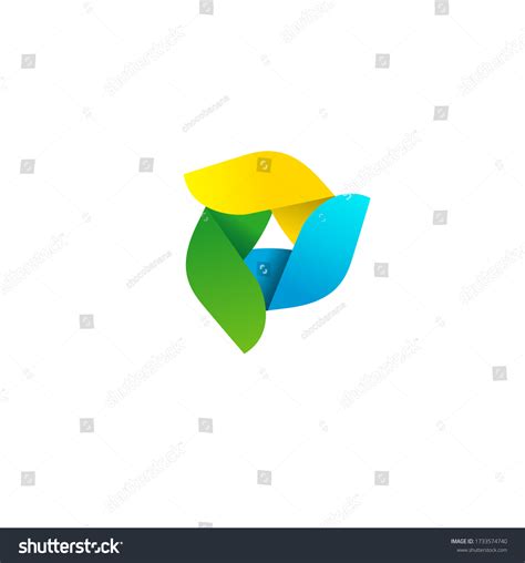 Abstract Vector Three Colors Logo Stock Vector (Royalty Free ...