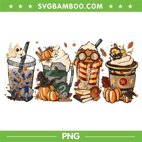 Harry Potter Halloween Coffee PNG