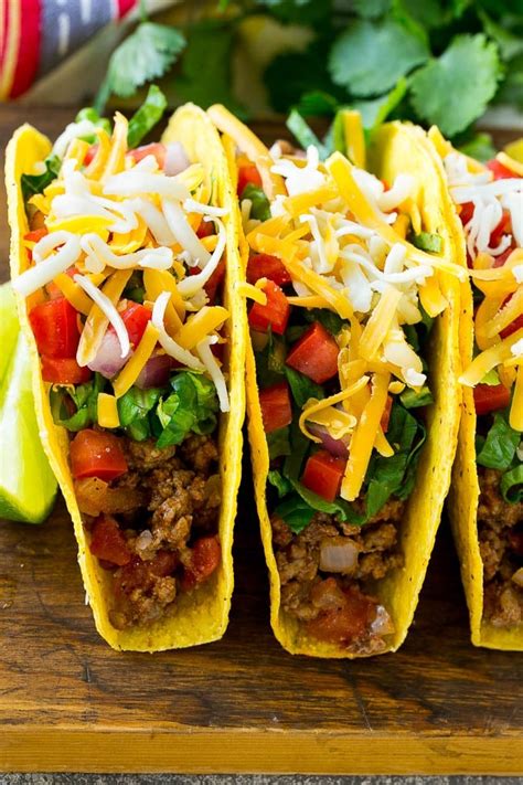 Ground Beef Tacos - Dinner at the Zoo