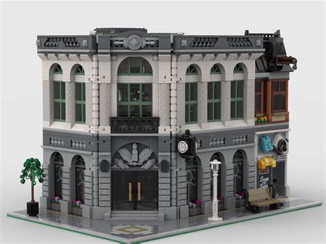 LEGO Modular Brick Bank Chamfered Corner Alternative Build To Set 10251 ...