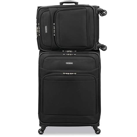 Samsonite StackIt Plus 2 Piece Stackable Spinner Luggage Set (20" & 25 ...