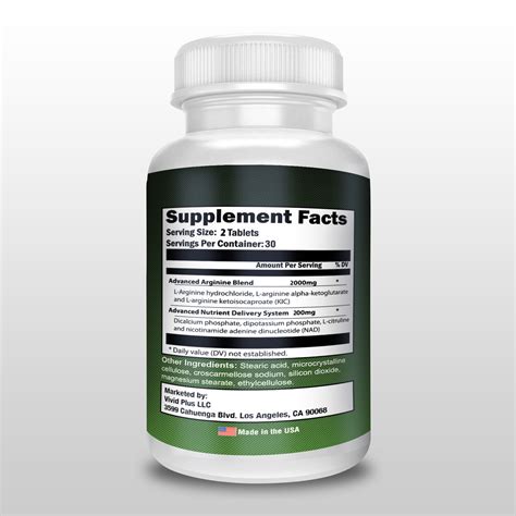 Nitric Oxide Booster Formula - Vivid Max Vivid Max