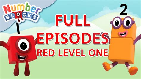 @Numberblocks- Red Level One | Full Episodes 1-3 | #HomeSchooling ...