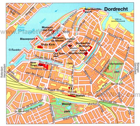 Dordrecht Map - Netherlands