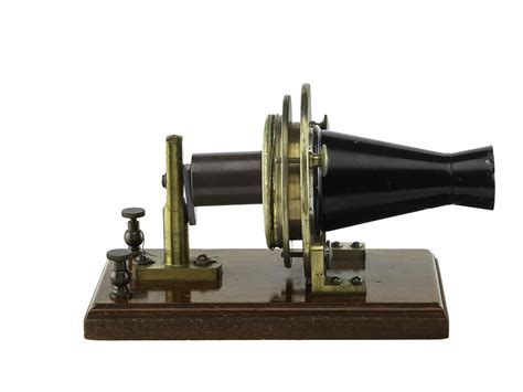 An experimental telephone made by Alexander Graham Bell, 1876. | DPLA