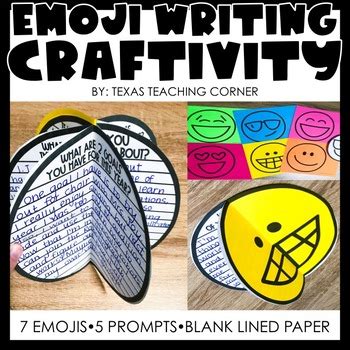 Emoji Writing Activity - Craftivity For Back To School by Texas ...