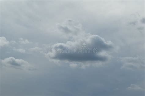 Cumulus Clouds at Sunset in the Evening. Stock Image - Image of people ...