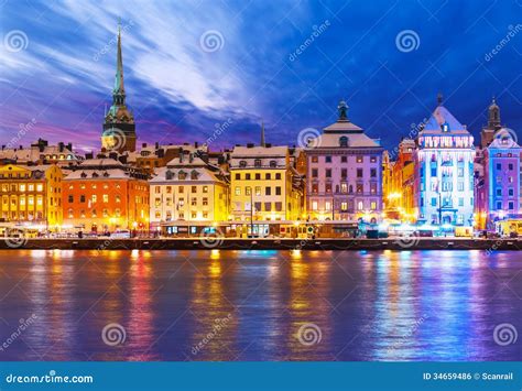 Christmas and New Year in Stockholm, Sweden Stock Photo - Image of ...