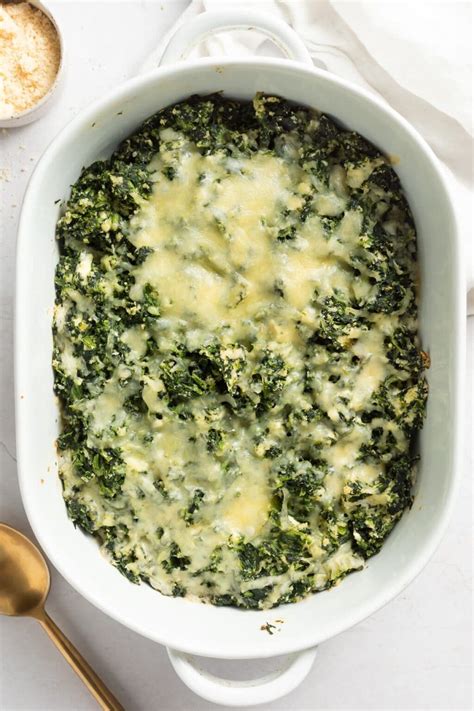 Cheesy Spinach Casserole - 40 Aprons