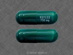 KEFLEX 750 mg Pill Green Capsule/Oblong - Pill Identifier