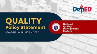 DepEd Quality Policy Statement | Doovi