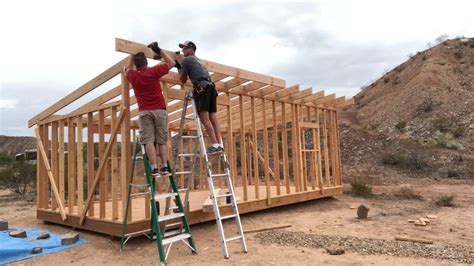 12'x24' DIY Shed Build (Part 4 - Roof) - YouTube